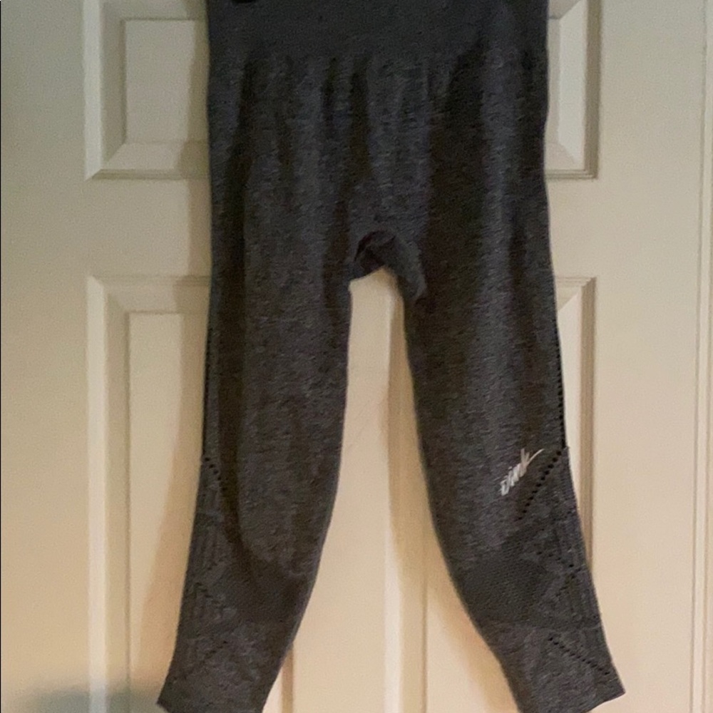 Pink grey leggings